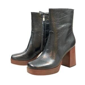 Marc Fisher- Marysa Block Heel Platform Bootie Size 11M (Women)